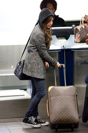 Ashley Tisdale Travel Bags Canvas Suitcase 8wU9U2k0VZzl
