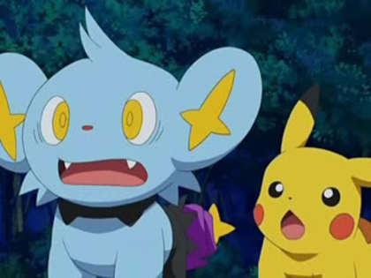 Shinx:nu mai nu pe mine!Pikachu:aah.. - Super Ballte Pokemon episodul 2