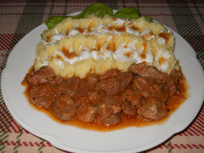 mistret maruntit & piure de picioci:)