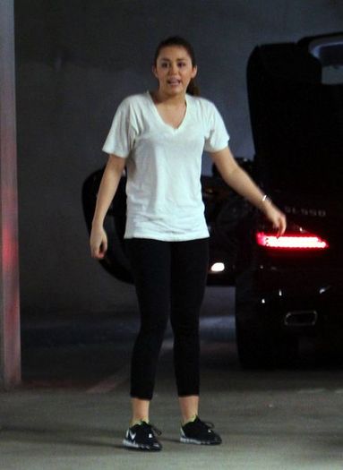  - x Leaving the gym - 9th March 2011