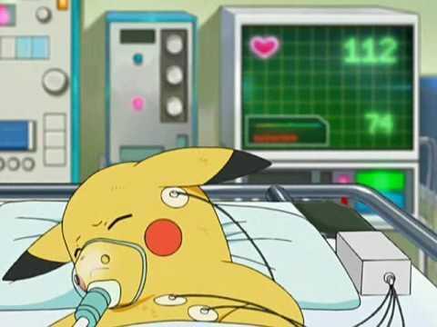 (pikachu se afla in stare grava)