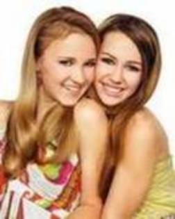 Miley Cyrus and Emily Osment - friends