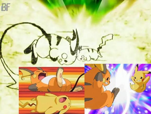 Pikachu vs Raichu