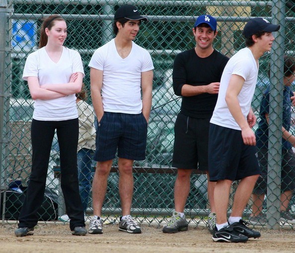 Joe+Jonas+Jonas+Brothers+Playing+Softball+jF8GJdfnpE8l - The Jonas Brothers Playing In A Softball Game