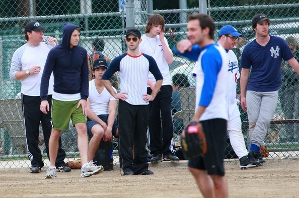 Joe+Jonas+Jonas+Brothers+Playing+Softball+ZjSFrVSZsZHl - The Jonas Brothers Playing In A Softball Game