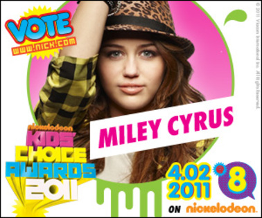  - x Miley Cyrus KCA - Fan Kit 2011