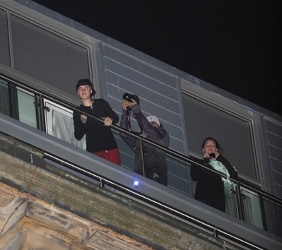  - 2011 Outside His Hotel In Liverpool March 10th