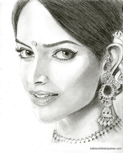 4527802547_2bce01544d[1] - Deepika portret desenat