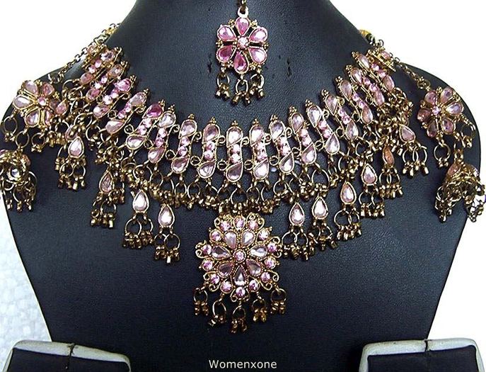 pink-kundan-Lac-work-jewelry-set-3 (1)
