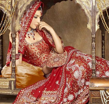 Bridal Red Wedding Lehenga(1)