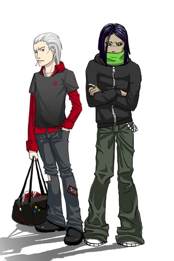 Hidan and Kakuzu - Students