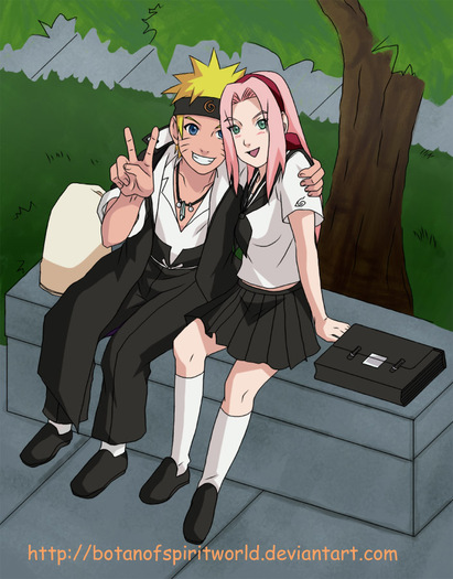Sakura and Naruto