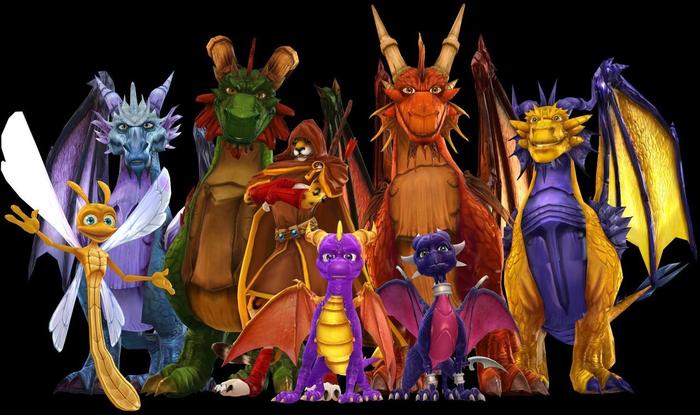 Spyro si Cynder erau dragoni in devenire!