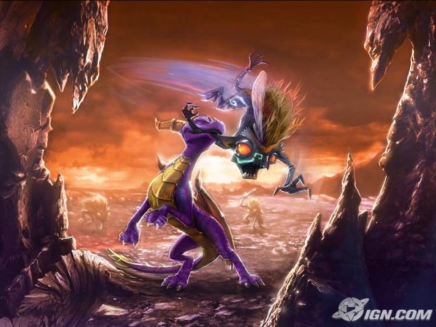 Spyro il spulbera pe dusman