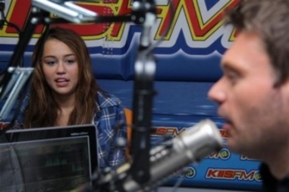 1 - Miley at Kiss FM