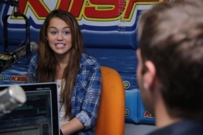 3 - Miley at Kiss FM