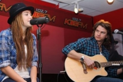 7 - Miley at Kiss FM