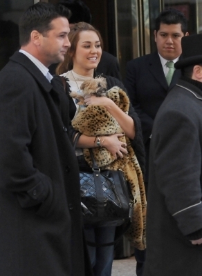 1 - Leaving Her Hotel In New York City