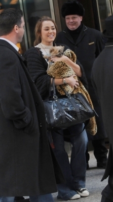 2 - Leaving Her Hotel In New York City