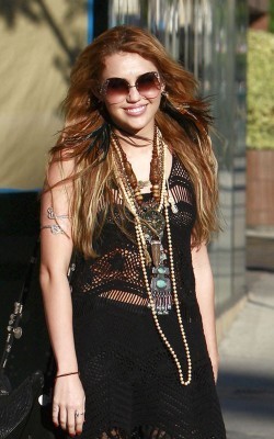 4 - Miley Cyrus Black LA Beauty