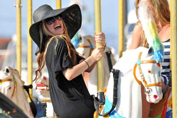 Avril Lavigne Casual Hats Sun Hat sruuETBu25bl