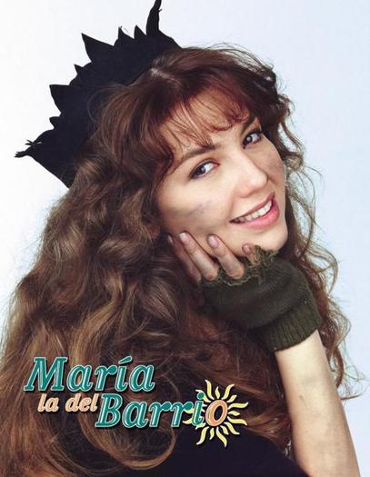 Thalia en Maria la del barrio - Thalia in SARMANA MARIA