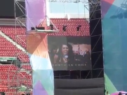 Miley Cyrus en Chile 2011 - Video Promocional 100