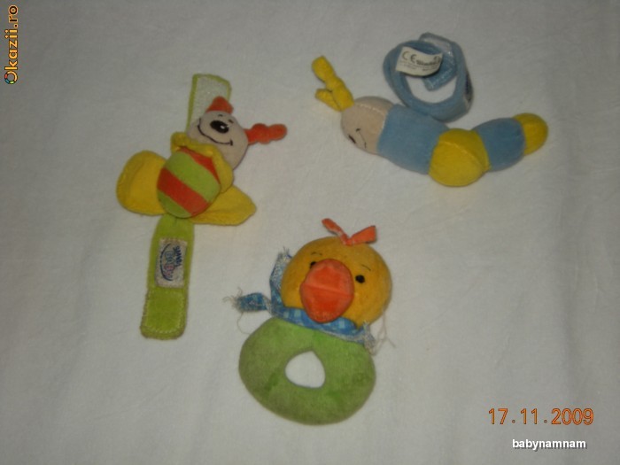 bratarri zornaitoare bebe -set 15 lei - babynamnam oferta