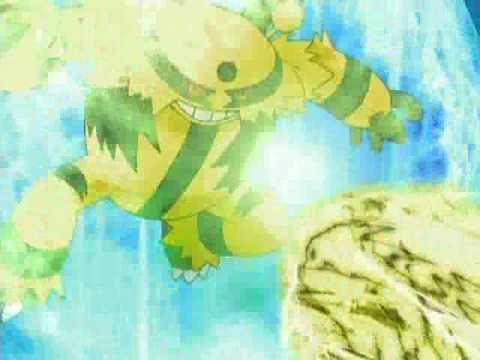 (Pikachu il loveste pe Electivire)