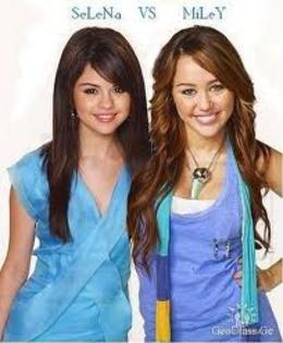 Sell VS Miley - poze cu selena gomez si miley cyrus