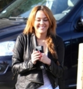 miley cyrus - 05 02-At Coffe Bean in Toluca Lake