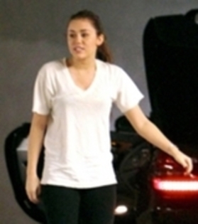 miley cyrus - 09 03-Leaves the gym in Hollywood