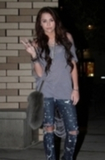 miley cyrus - Posing for the at midnight in Hollywood