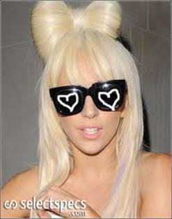 lady gaga - lady gaga glasses