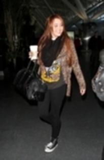 miley cyrus - 06 03 2011 Departing JFK Aiport In New York City