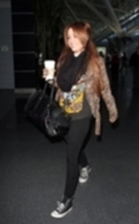 miley cyrus - 06 03 2011 Departing JFK Aiport In New York City