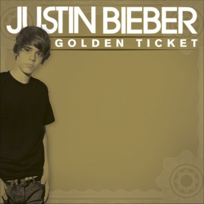 Justin Bieber %u2013 Golden Ticket Official Single Cover - Album Justin Fan Made