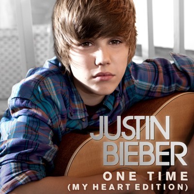 Justin Bieber – One Time My Heart Edition Official Single Cover