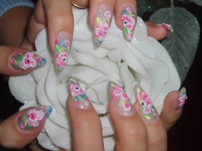 unghii-trandafir - Poze Unghiii