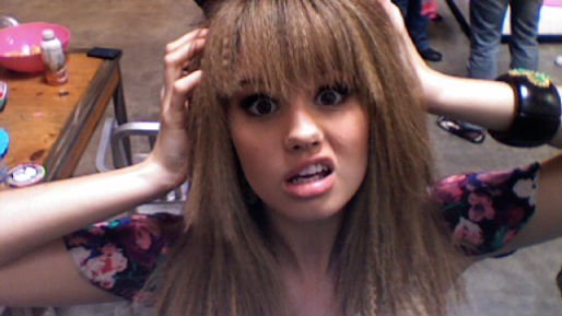 Debby-Ryan-Crimped-Hair