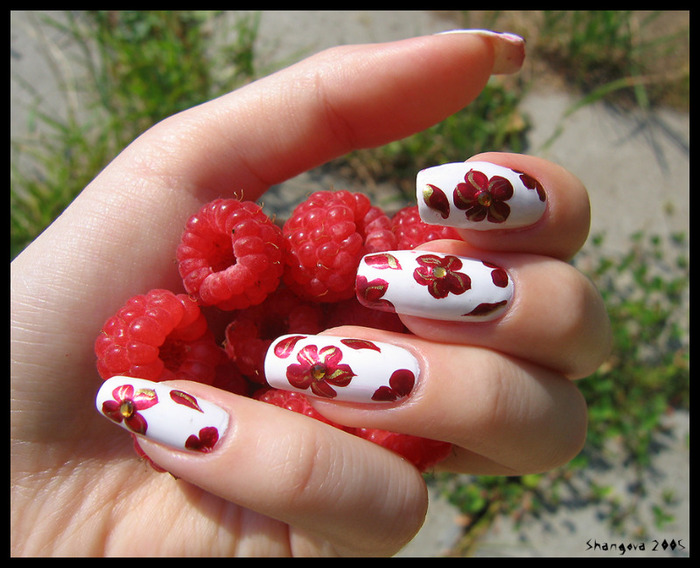 Raspberry__nail_art__1_by_Shangova - Nails