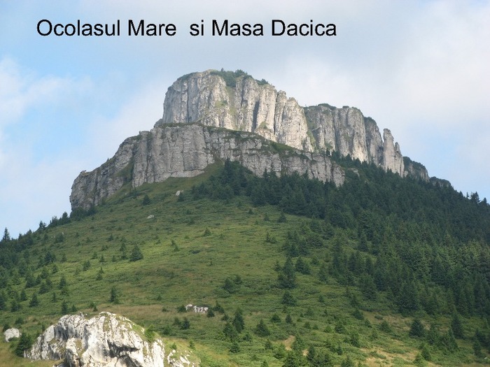 12. Abruptul Ocolasului Mare,Masa Dacica,Coloana Dorica