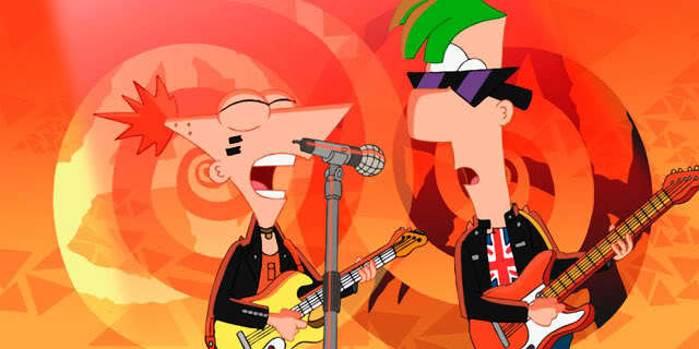 PhineasAndFerb_rock - phyneas si ferb