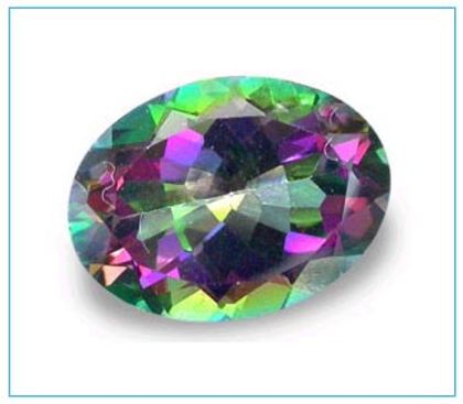 topaz green oval - pietre pretioase