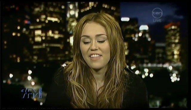 bscap0381 - Miley Cyrus Interview For Australia New Tour