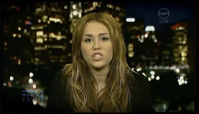 bscap0607 - Miley Cyrus Interview For Australia New Tour