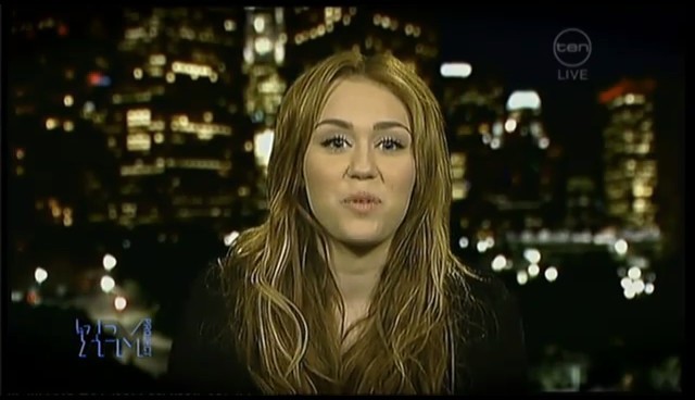 bscap0676 - Miley Cyrus Interview For Australia New Tour