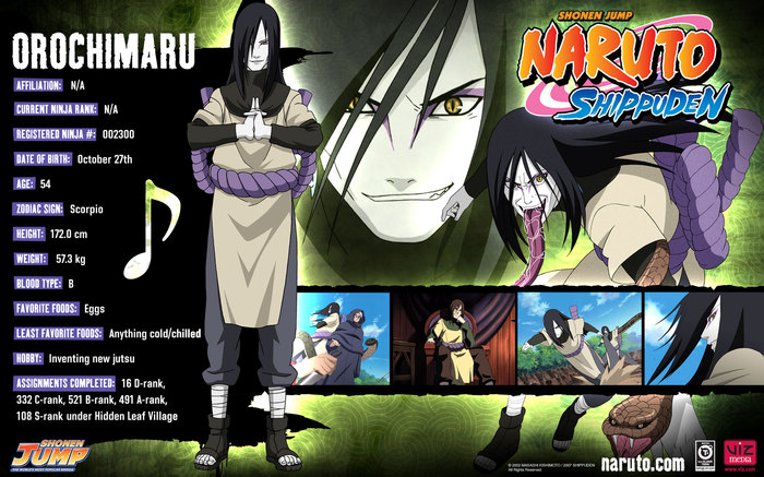 Orochimaru wallpaper - Naruto si Sasuke