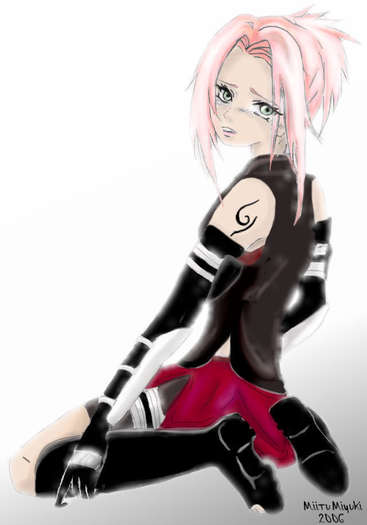 Sakura ninja - Naruto si Sasuke