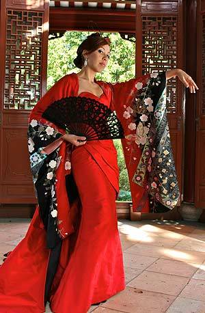 kimono_red1 - Evantaie chinezesti